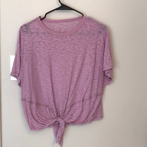 Tie front lululemon shirt